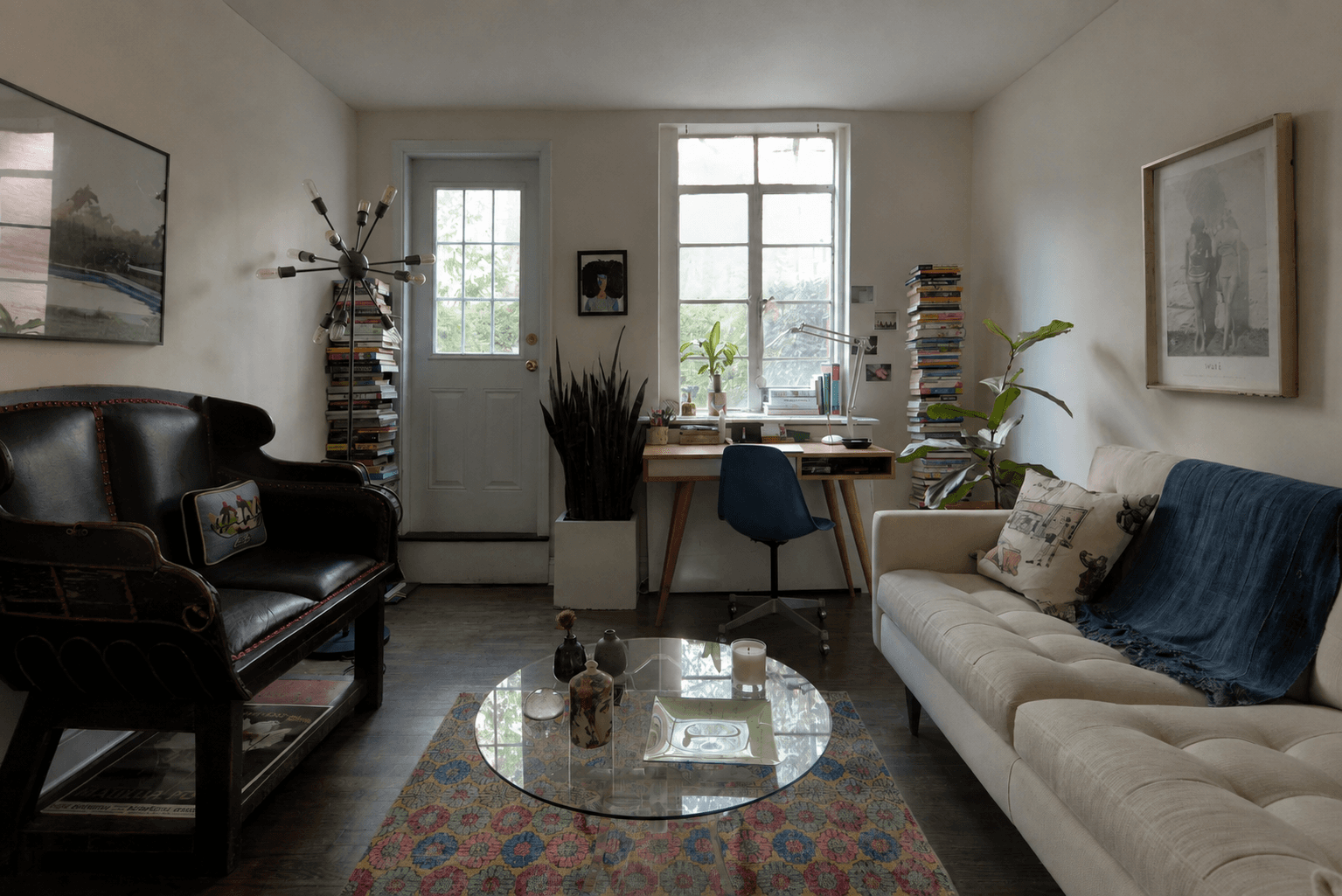 Living room before AI enhancement